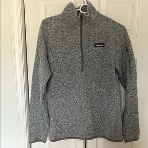 NWOT Patagonia Heathered Gray Fleece Pullover Medium